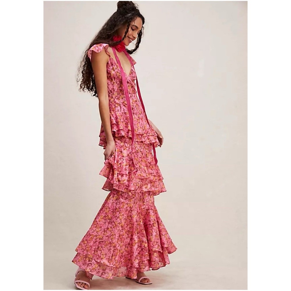 New! Hutch x Free People Miah MaxiDress Sz 2 $392 - Picture 5 of 17
